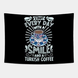 Smile with Turkish Coffee Tapestry