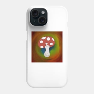 Rainbow space mushroom Phone Case