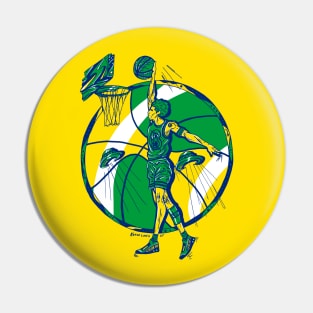 Brasil Legendary Baller Number 8 Pin