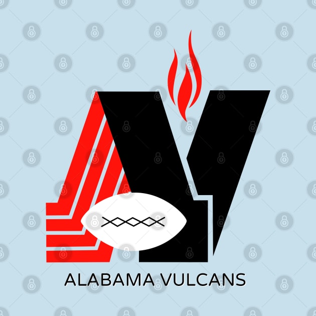 Defunct Alabama Vulcans AFA Football 1979 by LocalZonly