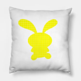 Bunny pixel art Pillow