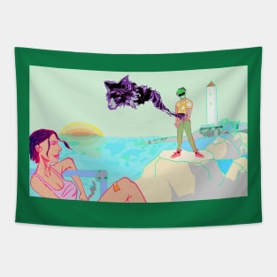 Island in the Sun with Rin Tapestry