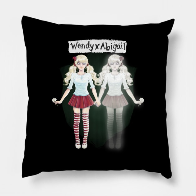 Dont Starve: Wendy and Abigail Pillow by Designs by Twilight