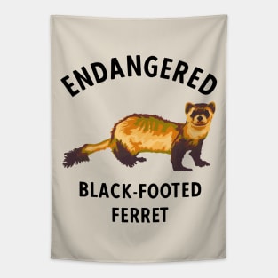 Endangered Black-Footed Ferret Tapestry