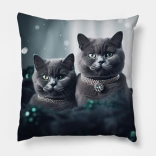 British Shorthair Kittens Pillow