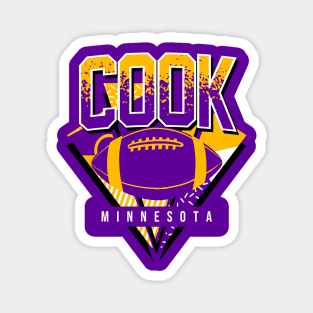 Cook Retro Minnesota Football Magnet