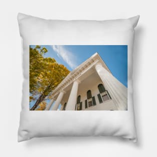 Rising columns of Windham County Courthouse, Vermont USA Pillow