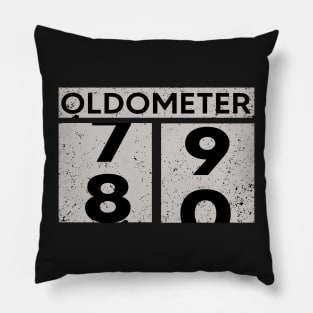 Oldometer 79-80 | 80th Birthday Gift Pillow