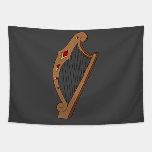 cute harp Tapestry