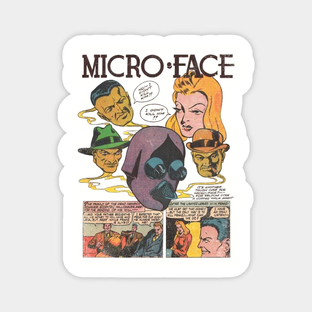 Micro Face #5 Magnet by kg07_shirts