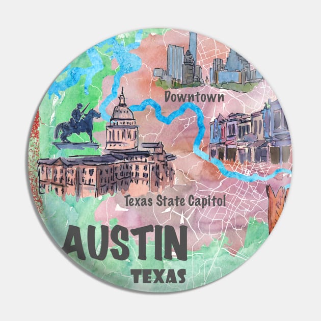 Austin, Texas Pin by artshop77