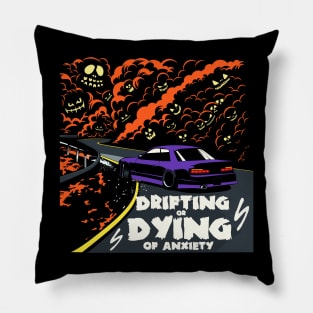 Silvia s13 spooky drifting - purple Pillow