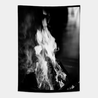 Silver flames Tapestry