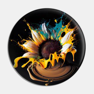 Sunflower Art Designs Pin