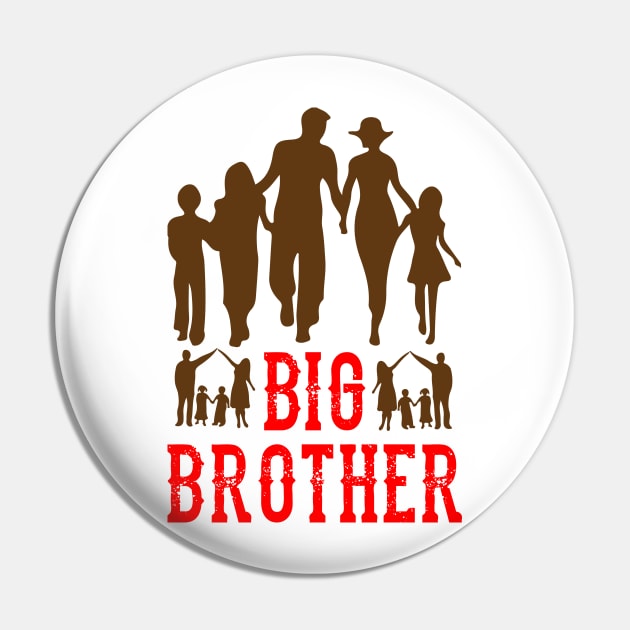 Big Brother T Shirt For Men Pin by Xamgi