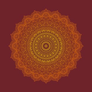 Yogi, Prana Mandala orange T-Shirt