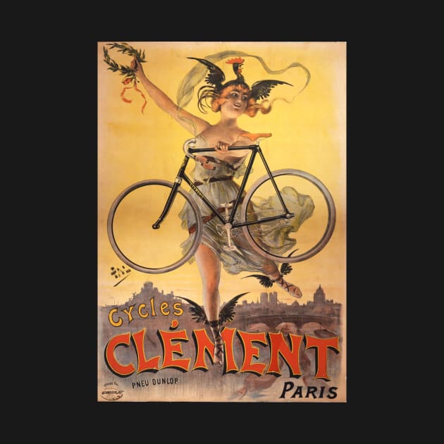 An advertisement for Clement bicyles in Paris by mike11209