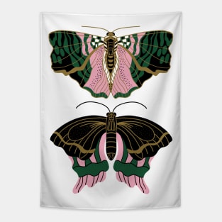 Deco Moths Tapestry