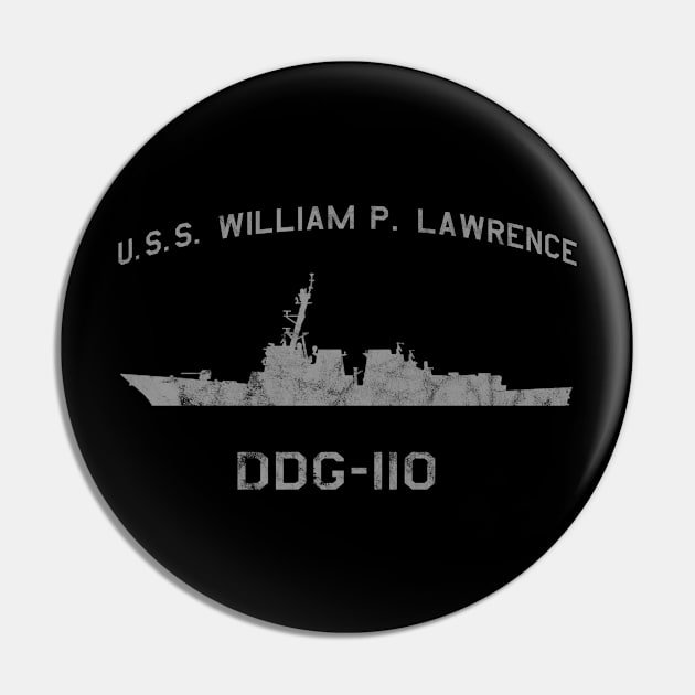 DDG-110 USS William P Lawrence Ships Profile Pin by DesignedForFlight