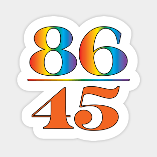 86 #45 Rainbow Love is Love Magnet