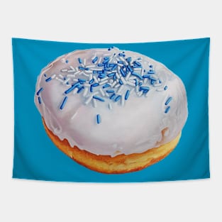 Donut with Sprinkles (Not Strawberry Vanilla) painting - no background Tapestry