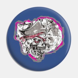 Cool pirate tee shirt design tee Pin