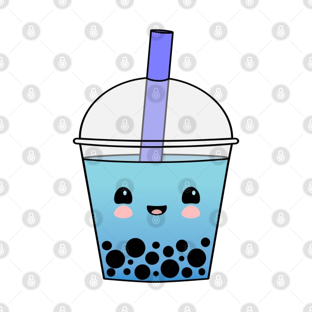 Bubblegum Bubble tea by MoggyCatDesigns