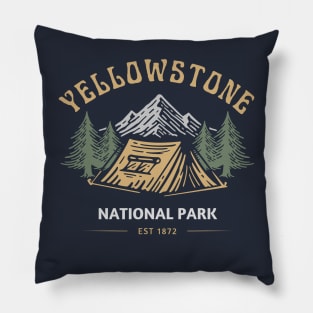 Yellowstone national park - Est 1872 Pillow