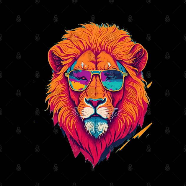 Cool Lion Art by VisionDesigner