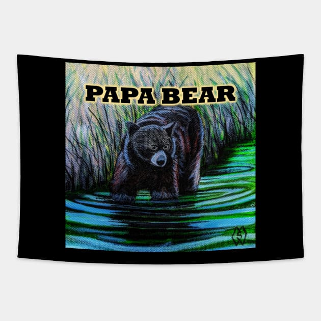 Papa Bear Tapestry by Matt Starr Fine Art