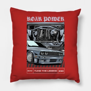 BMW E30 Roar Power Pillow