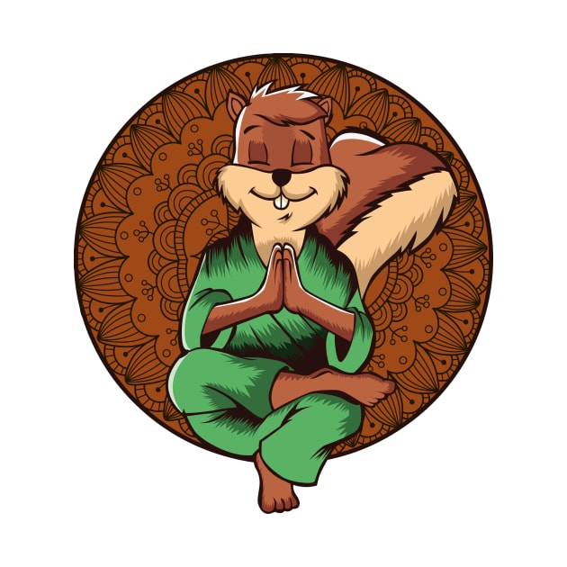 Squirrel Buddha by underheaven