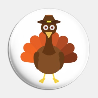 Turkey - Cute Turkey Pin