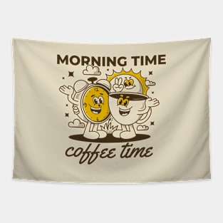 Morning time coffee time Tapestry