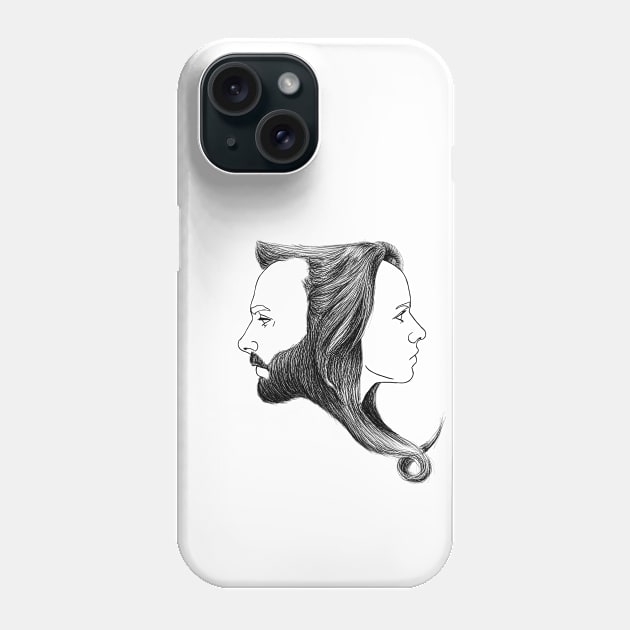 Adam and Eve Phone Case by Tylerangel