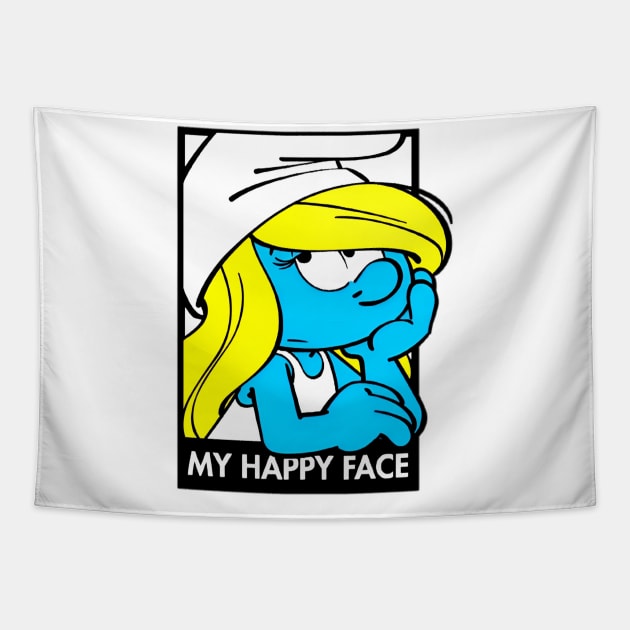 smurfette Tapestry by youne street