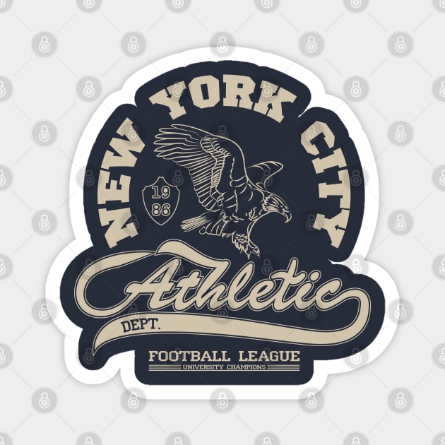 Eagle. Football league. Magnet by lakokakr