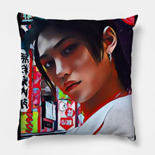 Stray Kids - Felix Fan Art Pillow