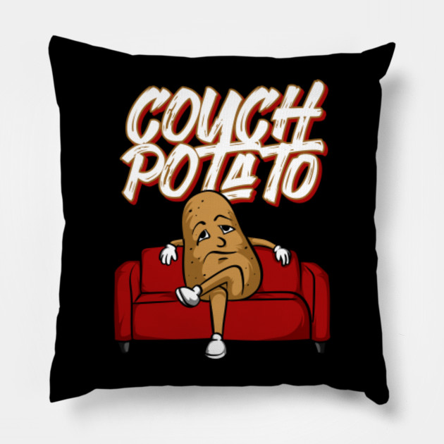 Funny Couch Potato Lazy Vegetable Television Sofa Design Pillow