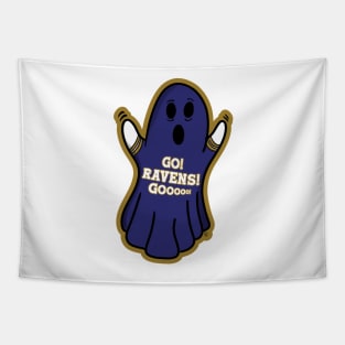 Ghost Baltimore Ravens Tapestry