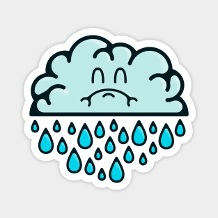 Sad Cloud Magnet