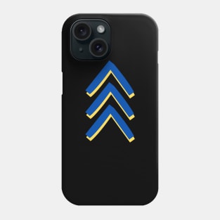 Down Syndrome Chevron Arrow for Trisomy 21 T21 for Down Syndrome Awareness. Phone Case