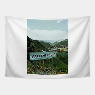 Vallehermoso La Gomera island Tapestry