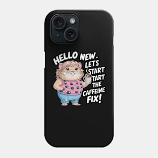 A fun and quirky vector illustration depicting the adorable, chubby Cabybara character Phone Case