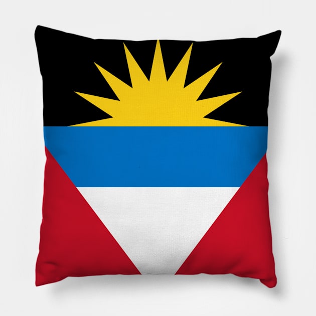 Antigua and Barbuda Flag Pillow by Historia