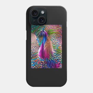 STUNNING SURREAL PEACOCK Phone Case