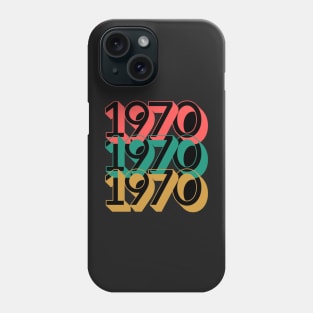 Unique Retro Pattern 1970 Phone Case