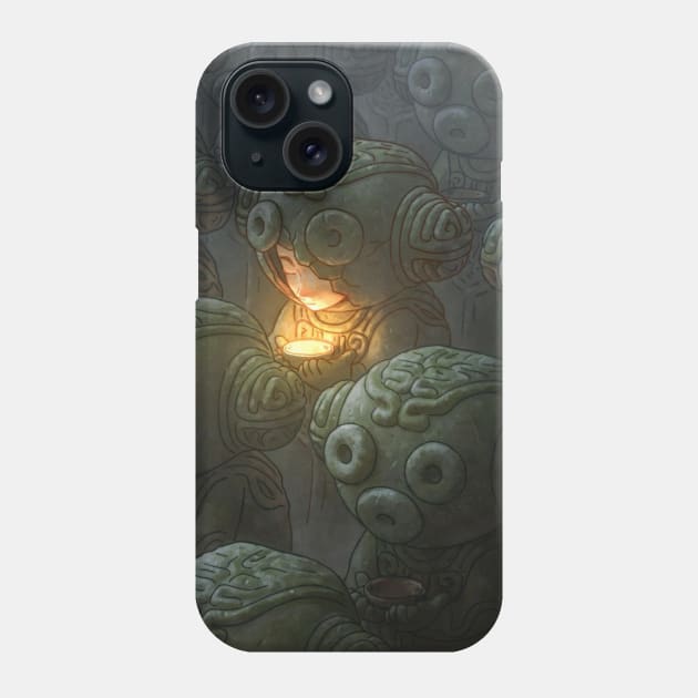 Sleeping Statues Phone Case by SHappe