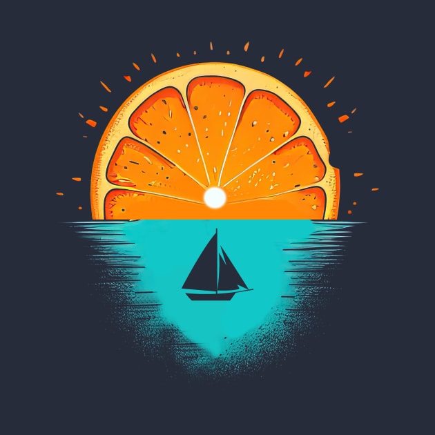 Orange Morning by Daniac's store