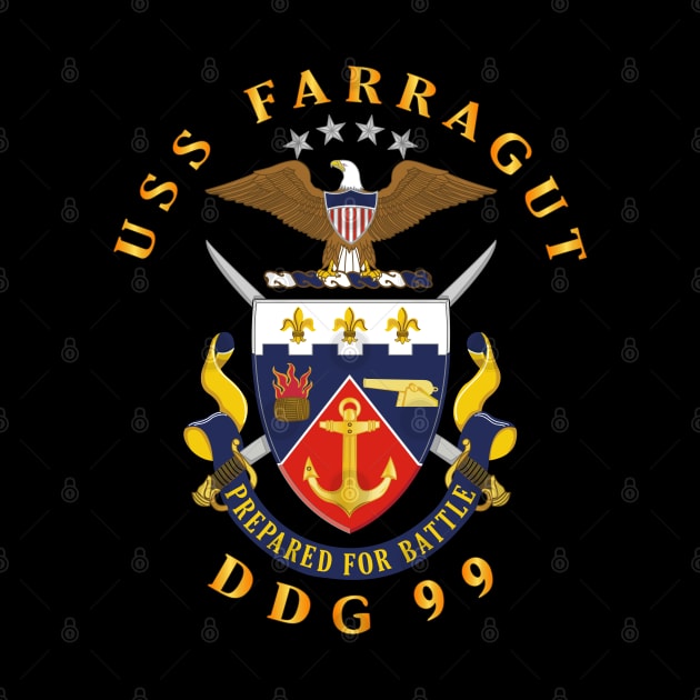 USS Farragut  (DDG - 99) wo Background by twix123844